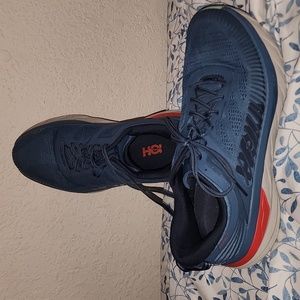 Hoka One One Bondi 7 Real Teal Blue Men'sSize 11.5 Running Shoes